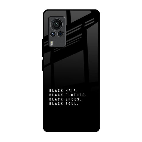 Black Soul Vivo X60 PRO Glass Back Cover Online