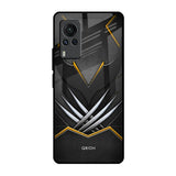 Black Warrior Vivo X60 PRO Glass Back Cover Online