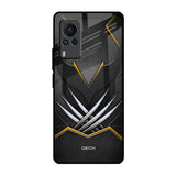 Black Warrior Vivo X60 PRO Glass Back Cover Online