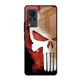 Red Skull Vivo X60 PRO Glass Back Cover Online