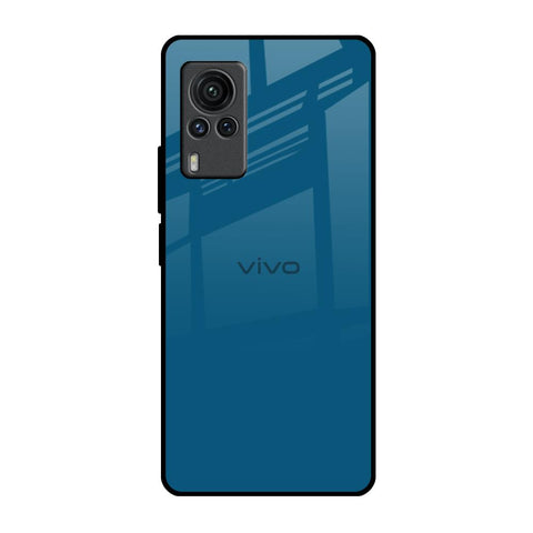 Cobalt Blue Vivo X60 PRO Glass Back Cover Online
