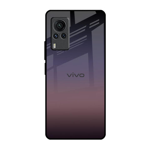 Grey Ombre Vivo X60 PRO Glass Back Cover Online
