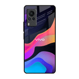 Colorful Fluid Vivo X60 PRO Glass Back Cover Online