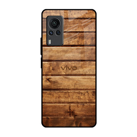 Wooden Planks Vivo X60 PRO Glass Back Cover Online