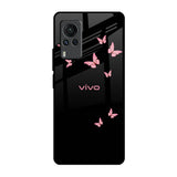 Fly Butterfly Vivo X60 PRO Glass Back Cover Online