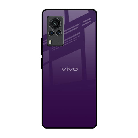 Dark Purple Vivo X60 PRO Glass Back Cover Online
