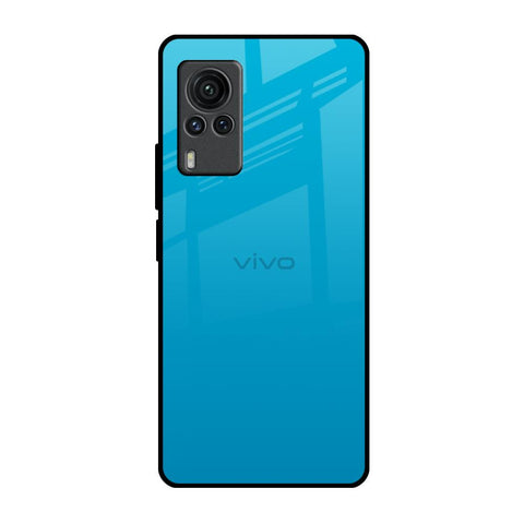 Blue Aqua Vivo X60 PRO Glass Back Cover Online