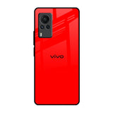 Blood Red Vivo X60 PRO Glass Back Cover Online