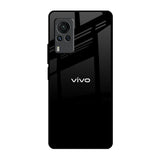Jet Black Vivo X60 PRO Glass Back Cover Online