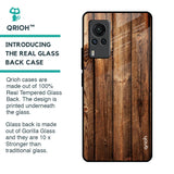 Timber Printed Glass Case for Vivo X60 PRO