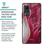 Crimson Ruby Glass Case for Vivo X60 PRO