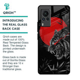 Red Moon Tiger Glass Case for Vivo X60 PRO