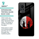 Anime Red Moon Glass Case for Vivo X60 PRO