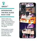Anime Eyes Glass Case for Vivo X60 PRO