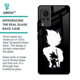 Monochrome Goku Glass Case for Vivo X60 PRO