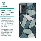 Abstact Tiles Glass Case for Vivo X60 PRO
