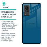 Cobalt Blue Glass Case for Vivo X60 PRO