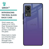 Indigo Pastel Glass Case For Vivo X60 PRO