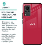 Solo Maroon Glass case for Vivo X60 PRO
