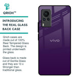 Dark Purple Glass Case for Vivo X60 PRO