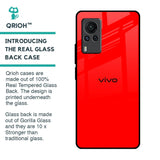 Blood Red Glass Case for Vivo X60 PRO