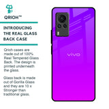 Purple Pink Glass Case for Vivo X60 PRO