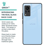 Pastel Sky Blue Glass Case for Vivo X60 PRO