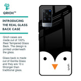 Cute Penguin Glass Case for Vivo X60 Pro