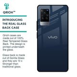 Overshadow Blue Glass Case For Vivo X60 Pro