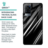 Black & Grey Gradient Glass Case For Vivo X60 Pro
