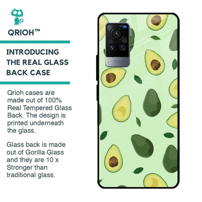 Avocado Green Glass Case For Vivo X60 Pro