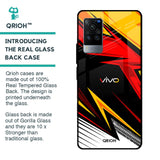 Race Jersey Pattern Glass Case For Vivo X60 Pro