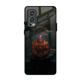 Lord Hanuman Animated OnePlus Nord 2 Glass Back Cover Online