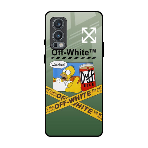 Duff Beer OnePlus Nord 2 Glass Back Cover Online