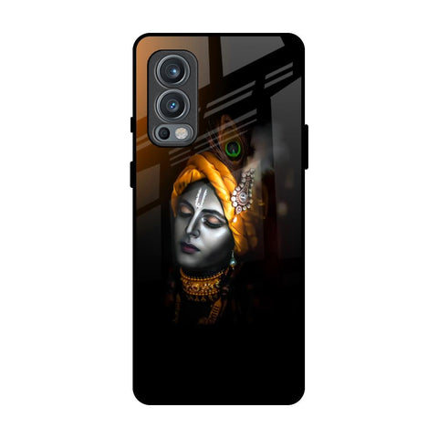 Ombre Krishna OnePlus Nord 2 Glass Back Cover Online