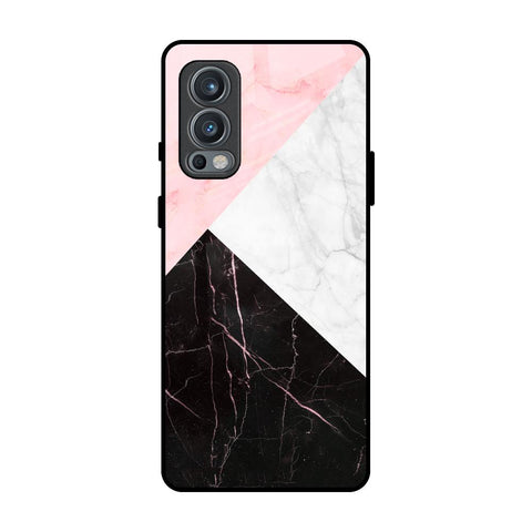 Marble Collage Art OnePlus Nord 2 Glass Back Cover Online