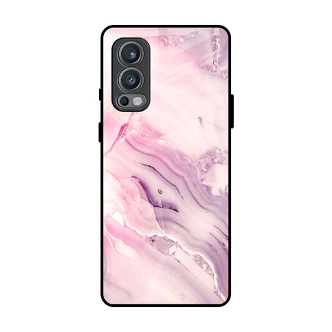 Diamond Pink Gradient OnePlus Nord 2 Glass Back Cover Online