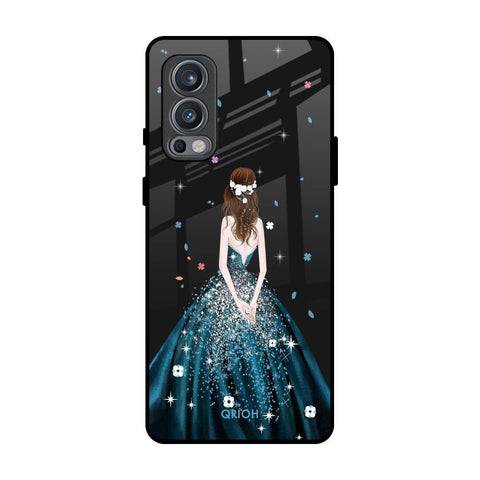 Queen Of Fashion OnePlus Nord 2 Glass Back Cover Online