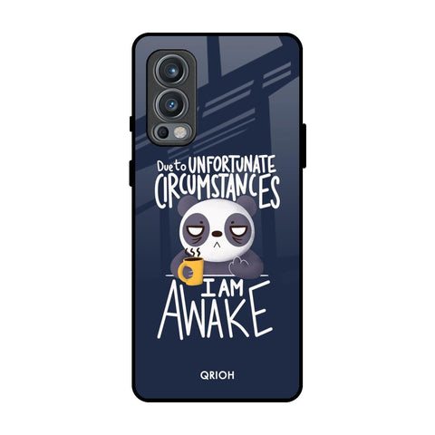 Struggling Panda OnePlus Nord 2 Glass Back Cover Online