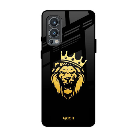 Lion The King OnePlus Nord 2 Glass Back Cover Online