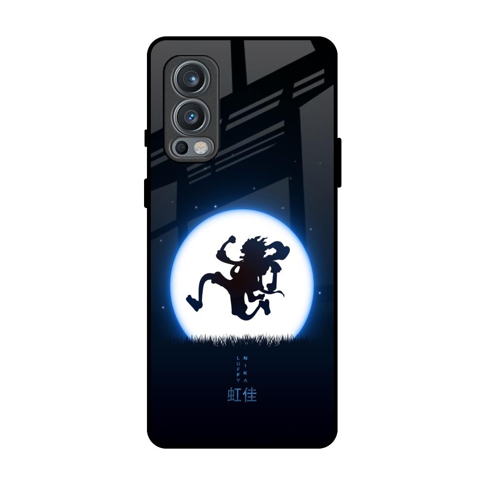 Luffy Nika OnePlus Nord 2 Glass Back Cover Online