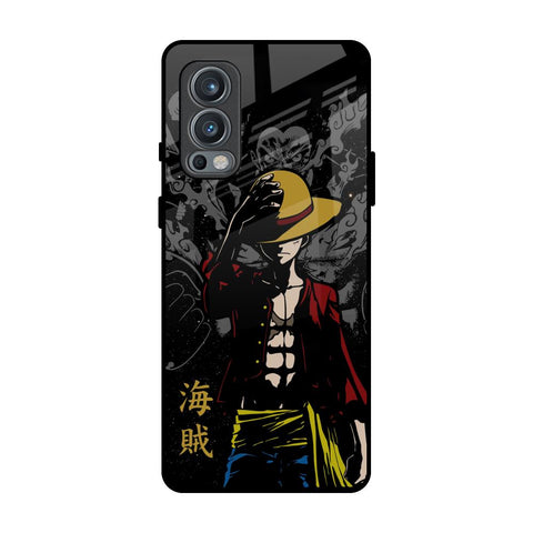 Dark Luffy OnePlus Nord 2 Glass Back Cover Online