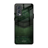 Green Leather OnePlus Nord 2 Glass Back Cover Online