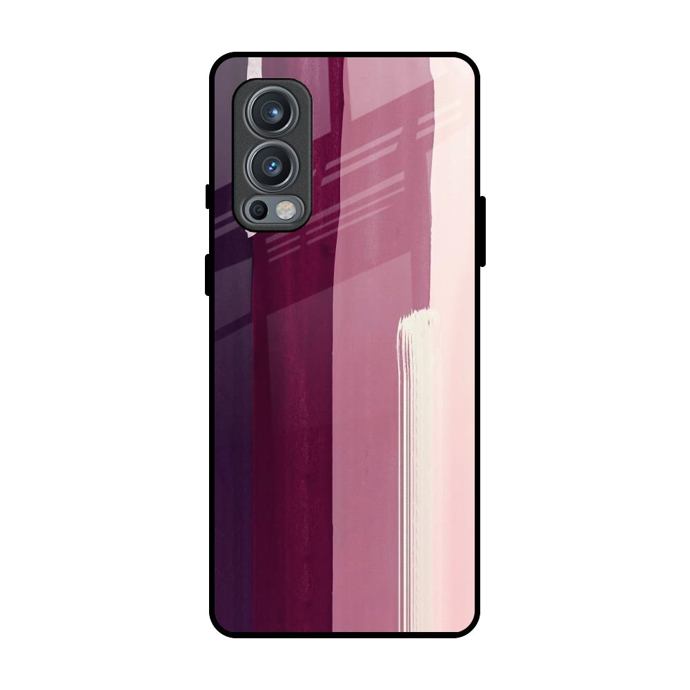 Brush Stroke Art OnePlus Nord 2 Glass Back Cover Online