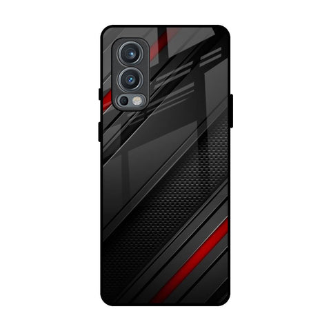 Modern Abstract OnePlus Nord 2 Glass Back Cover Online