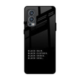 Black Soul OnePlus Nord 2 Glass Back Cover Online