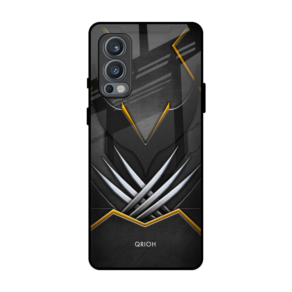 Black Warrior OnePlus Nord 2 Glass Back Cover Online