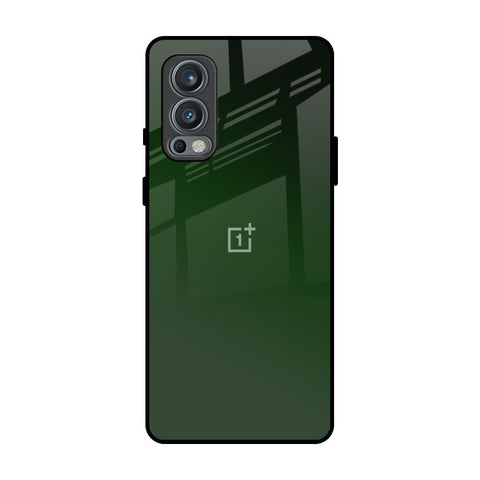 Deep Forest OnePlus Nord 2 Glass Back Cover Online