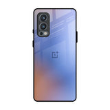 Blue Aura OnePlus Nord 2 Glass Back Cover Online