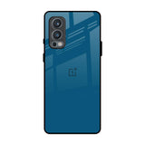 Cobalt Blue OnePlus Nord 2 Glass Back Cover Online